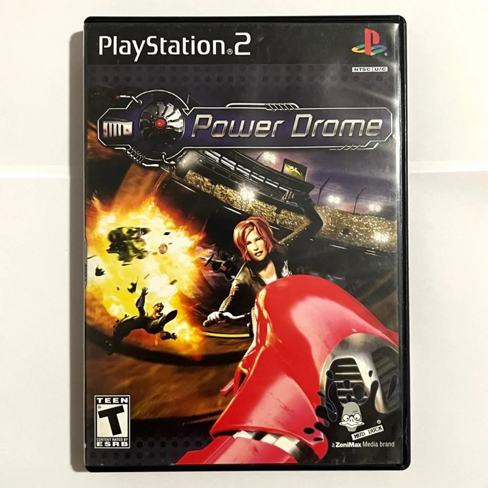 Powerdrome (Sony PlayStation 2, 2004) Power Drome PS2 Complete CIB W/ Manual.